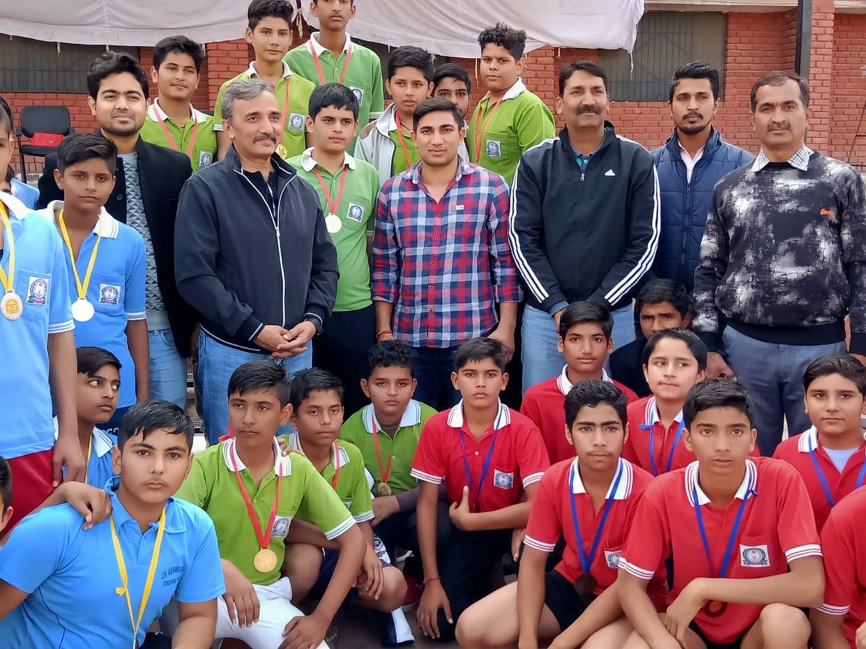 Kabaddi player Nitin Tomar made children aware of the game