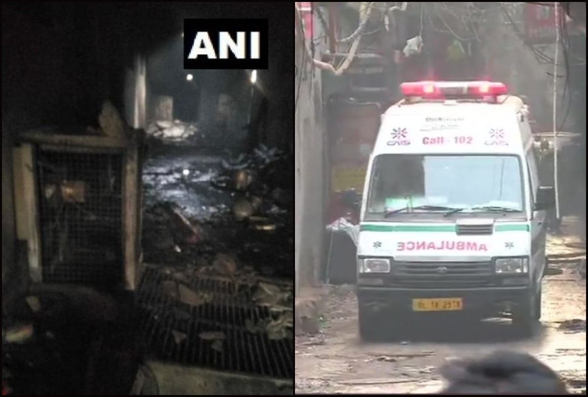 New Delhi fire accident Anaj mandi many died and injured NDRF team on spot