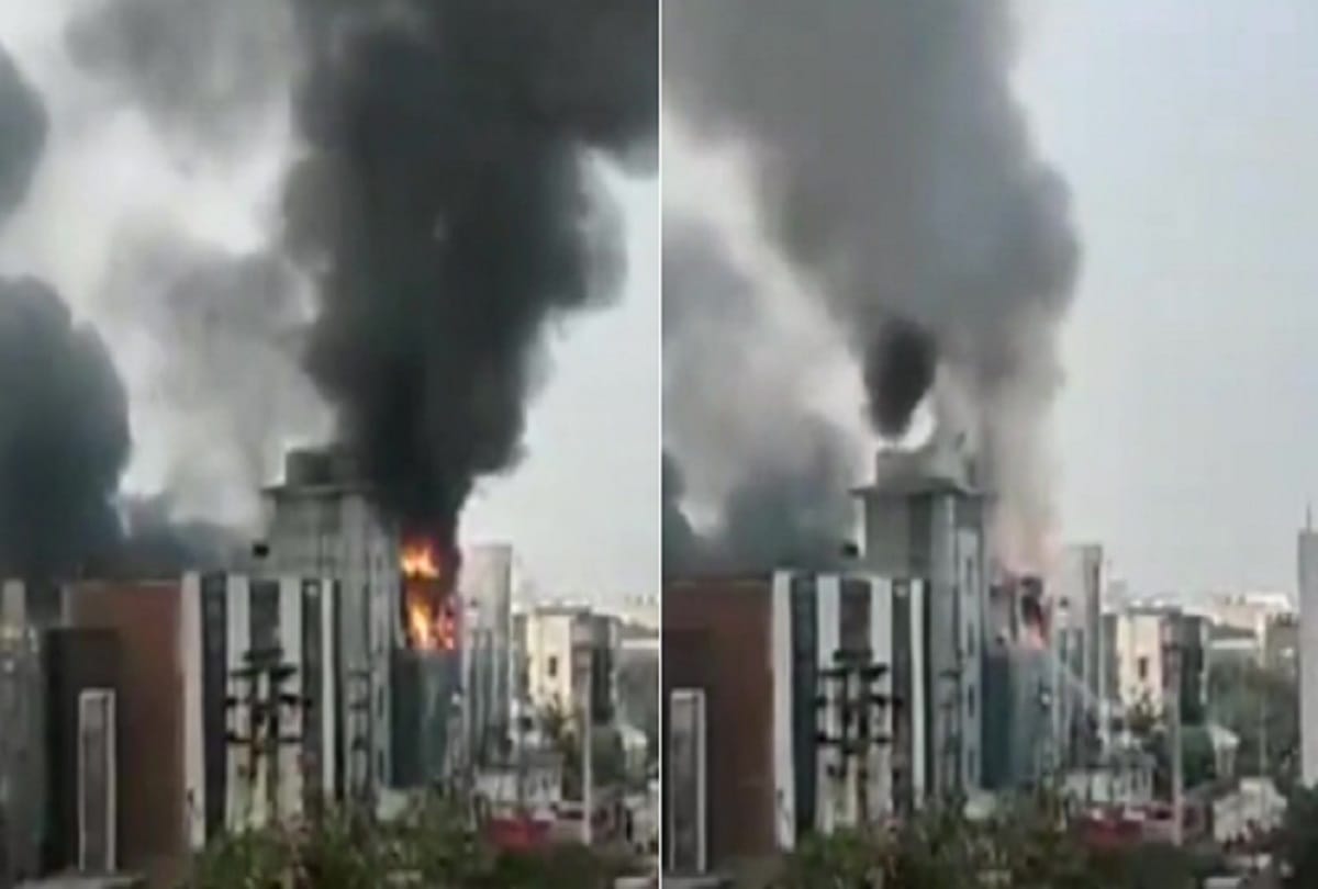 Fire breaks out in a factory in Sector-8 in Manesar