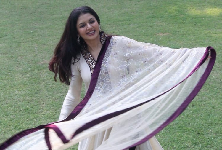 Actress Bhagyashree reached City Beautiful chandigarh