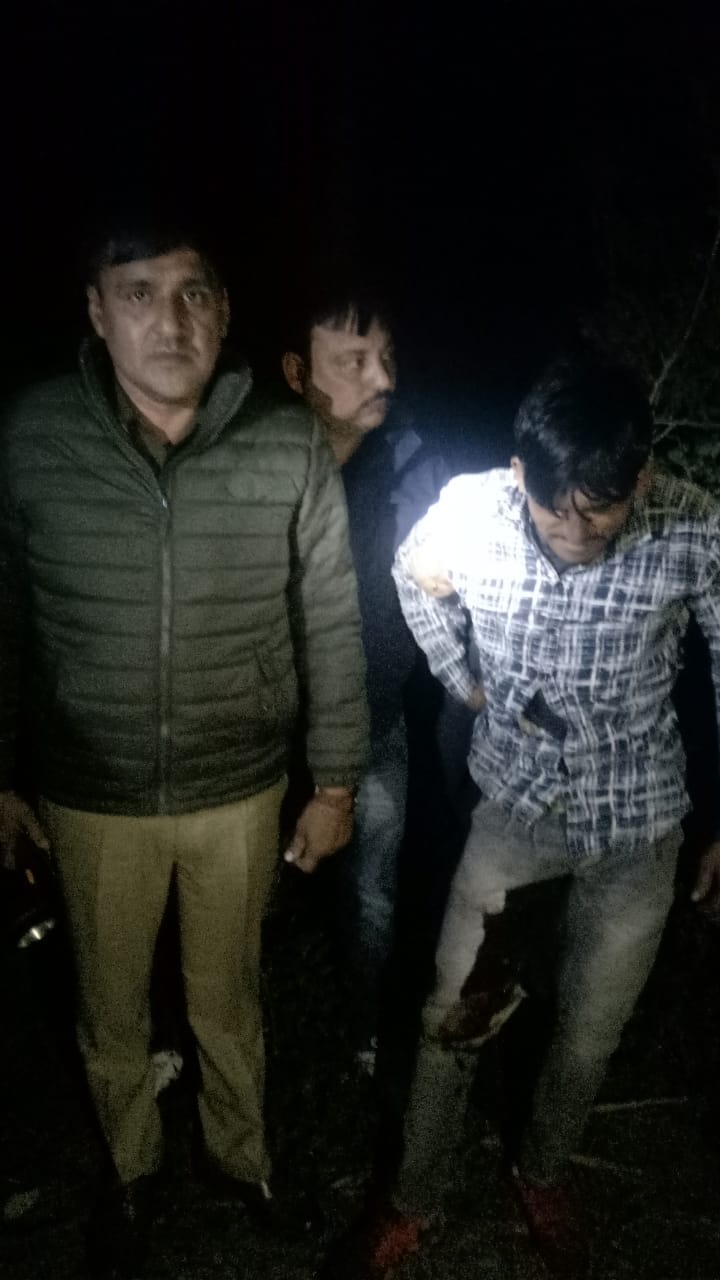 Arrested in a rogue encounter by robbing Raj Mistry