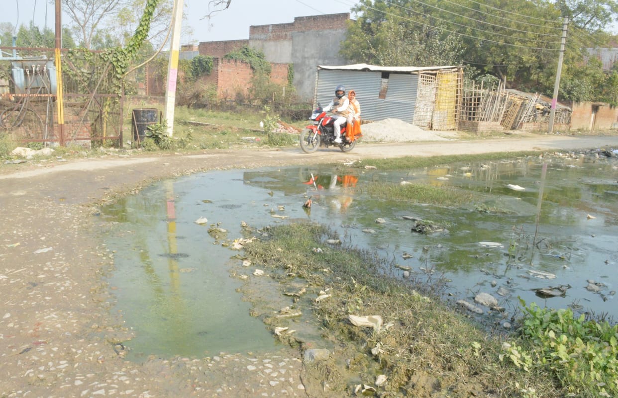 people facing problem due to water logging