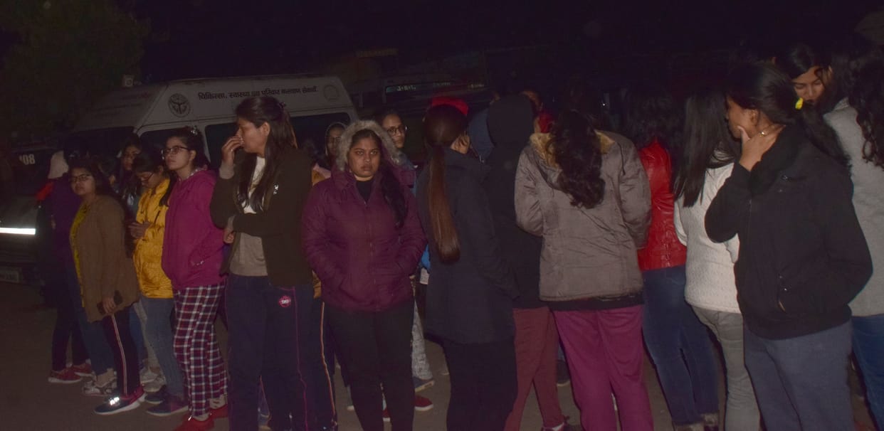 female docter protest for exploitation