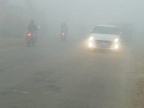Fog and winter in Shamli