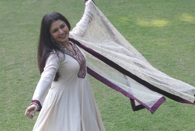 Actress Bhagyashree reached City Beautiful chandigarh