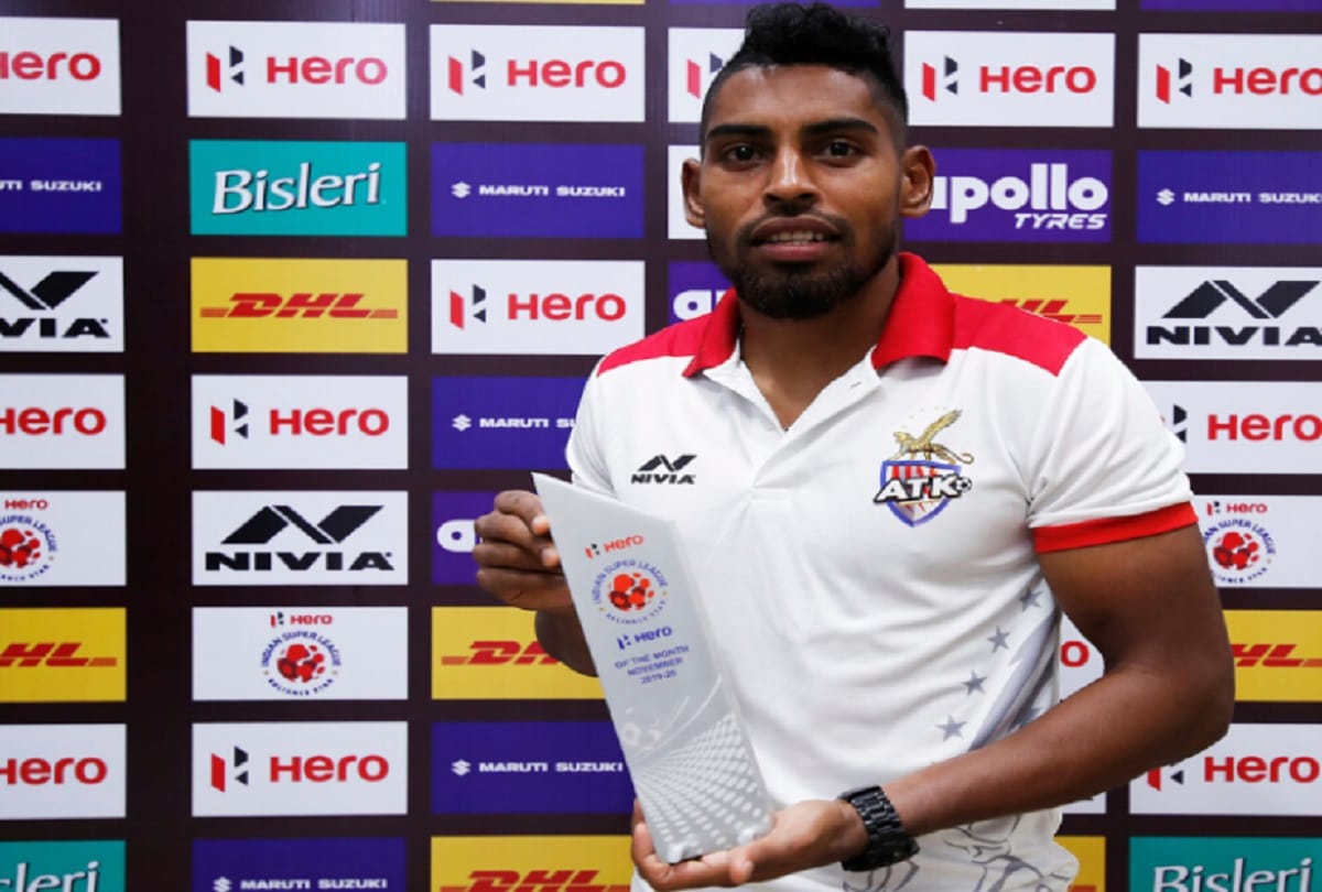ISL 2019 ATK’s footballer Roy Krishna awarded as ‘Hero of the Month’