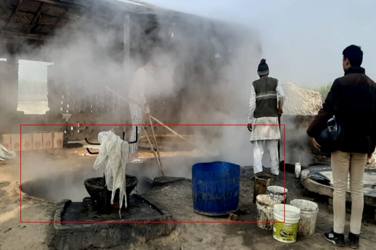 Woman dies tragically after falling in boiling pan on sugarcane crusher in Baghpat