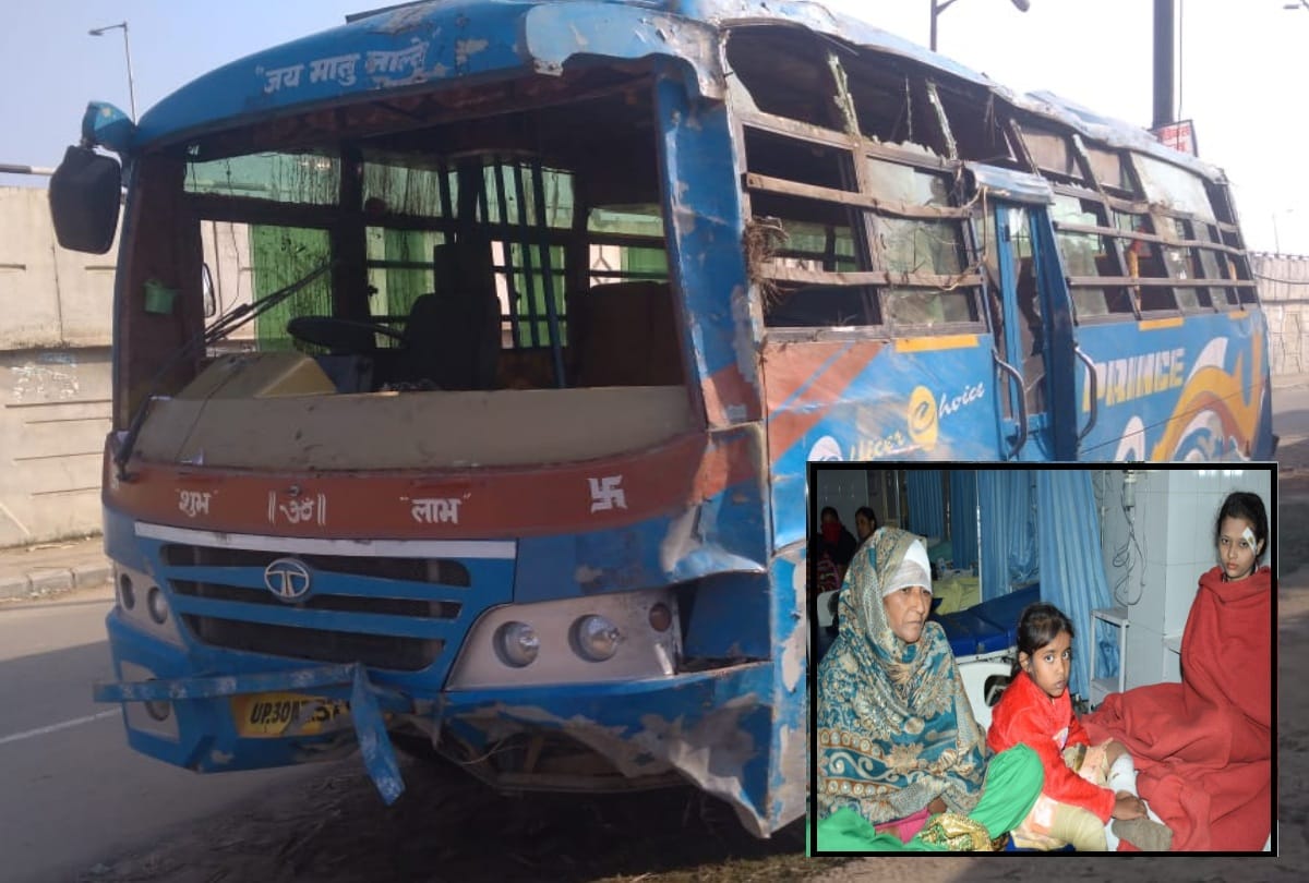 Moradabad road accident from delhi to Hardoi many injured