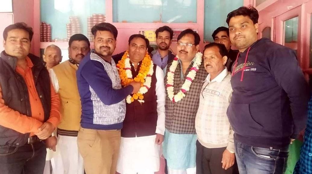 BJP district president was welcomed everywhere