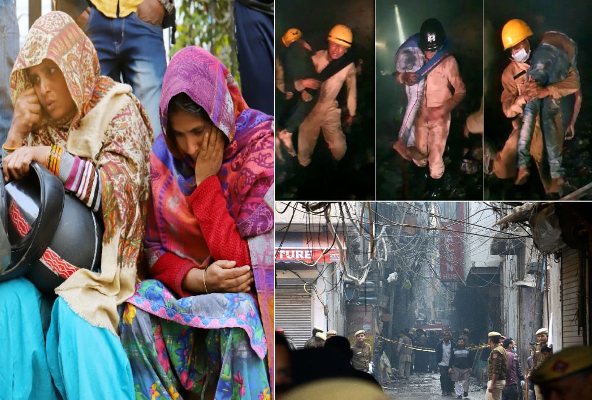 Anaj Mandi fire if road were broad and information given on right