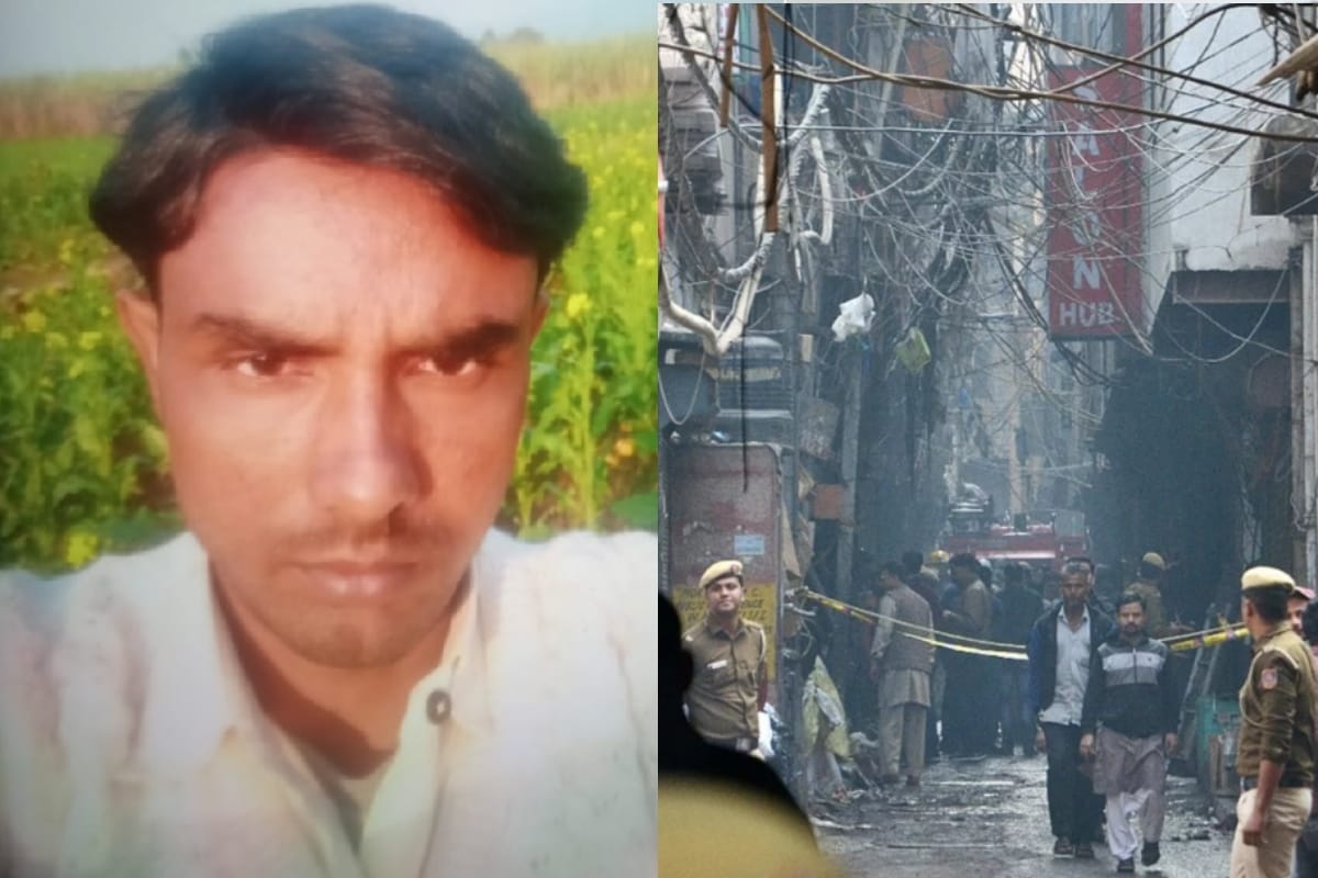 anaj mandi fire in Delhi, Musharraf from bijnor talked his friend while he was breathing hardly