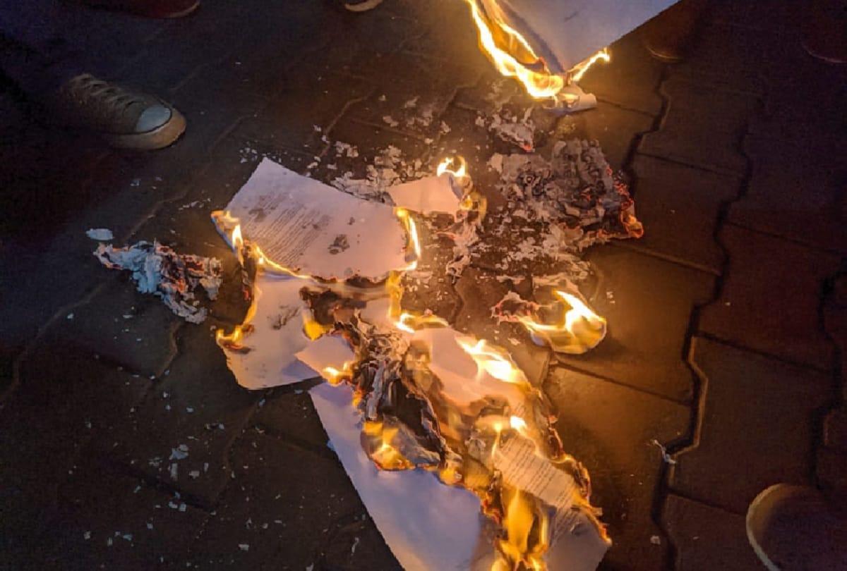 Uttarakhand State Agitators protests against Gairsain declared as summer capital
