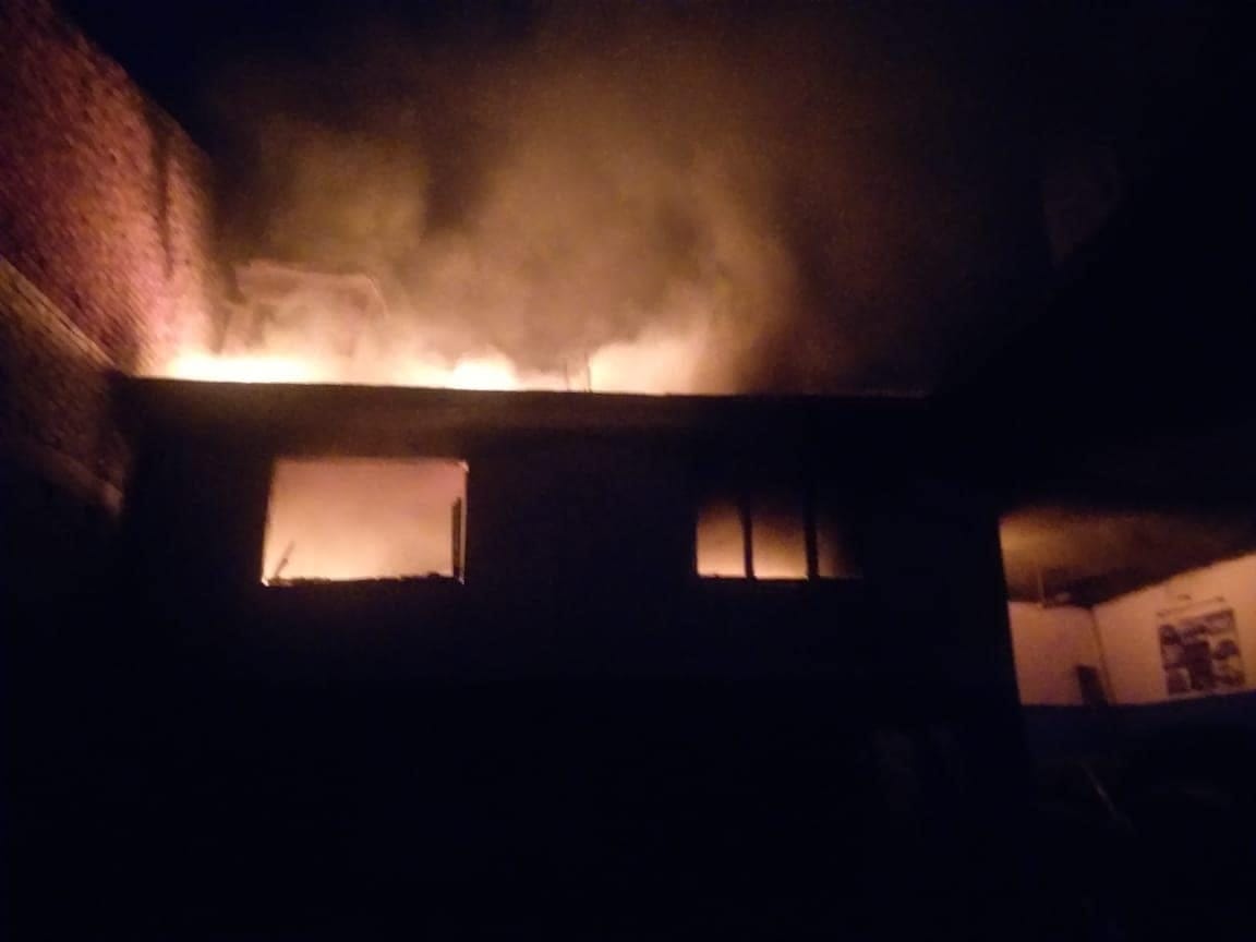 Fire in car showroom garage in haldwani