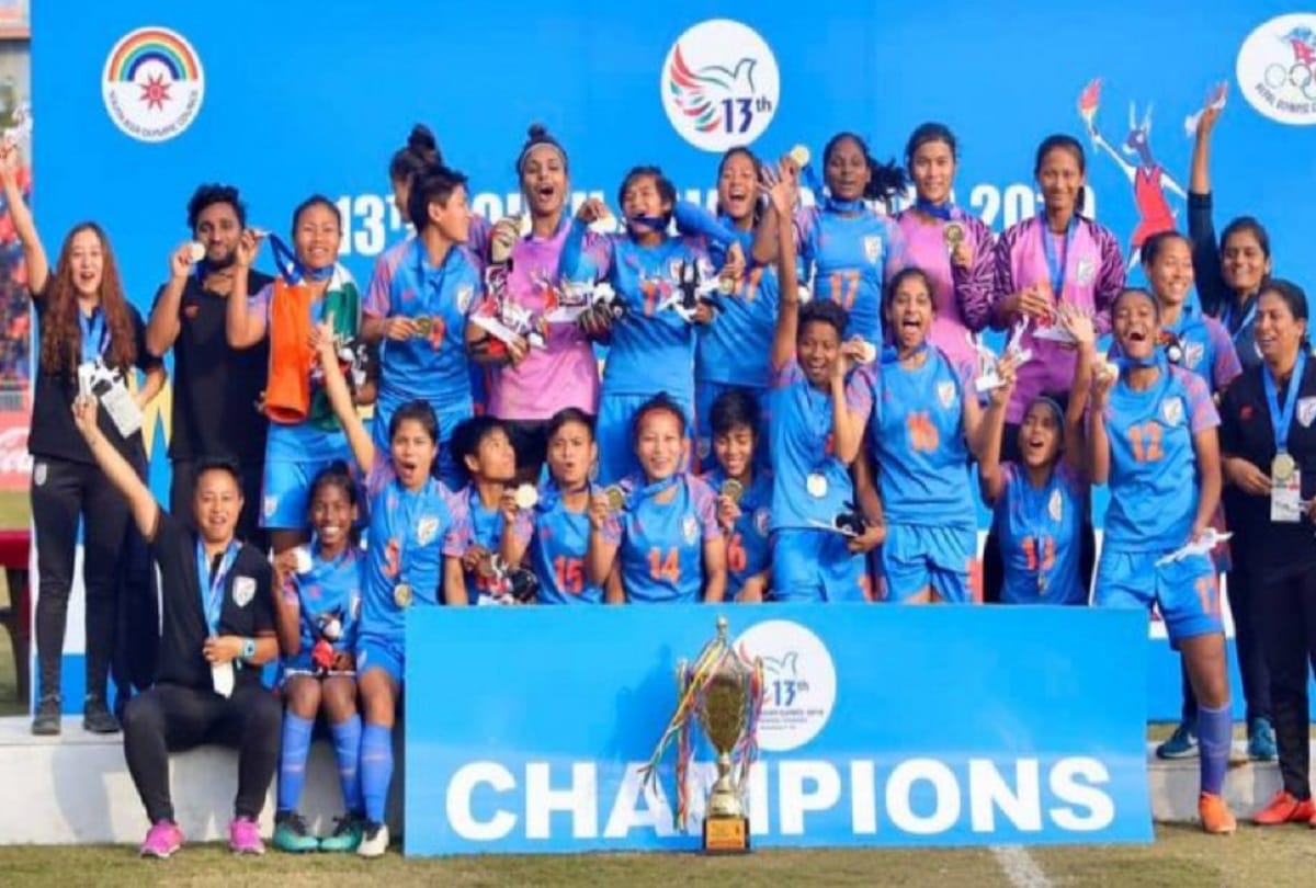 South Asian Games Indian women football team defeated Nepal to win Gold for third time