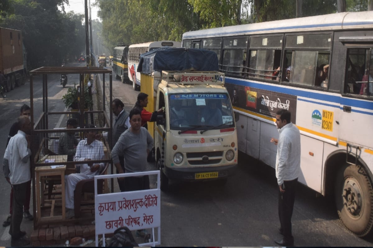 Meerut Transporters will jam the wheel in the city today