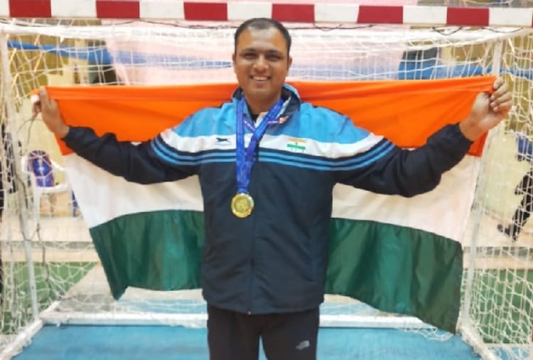 Indian Women Handball Team Coach Sachin Chaudhary