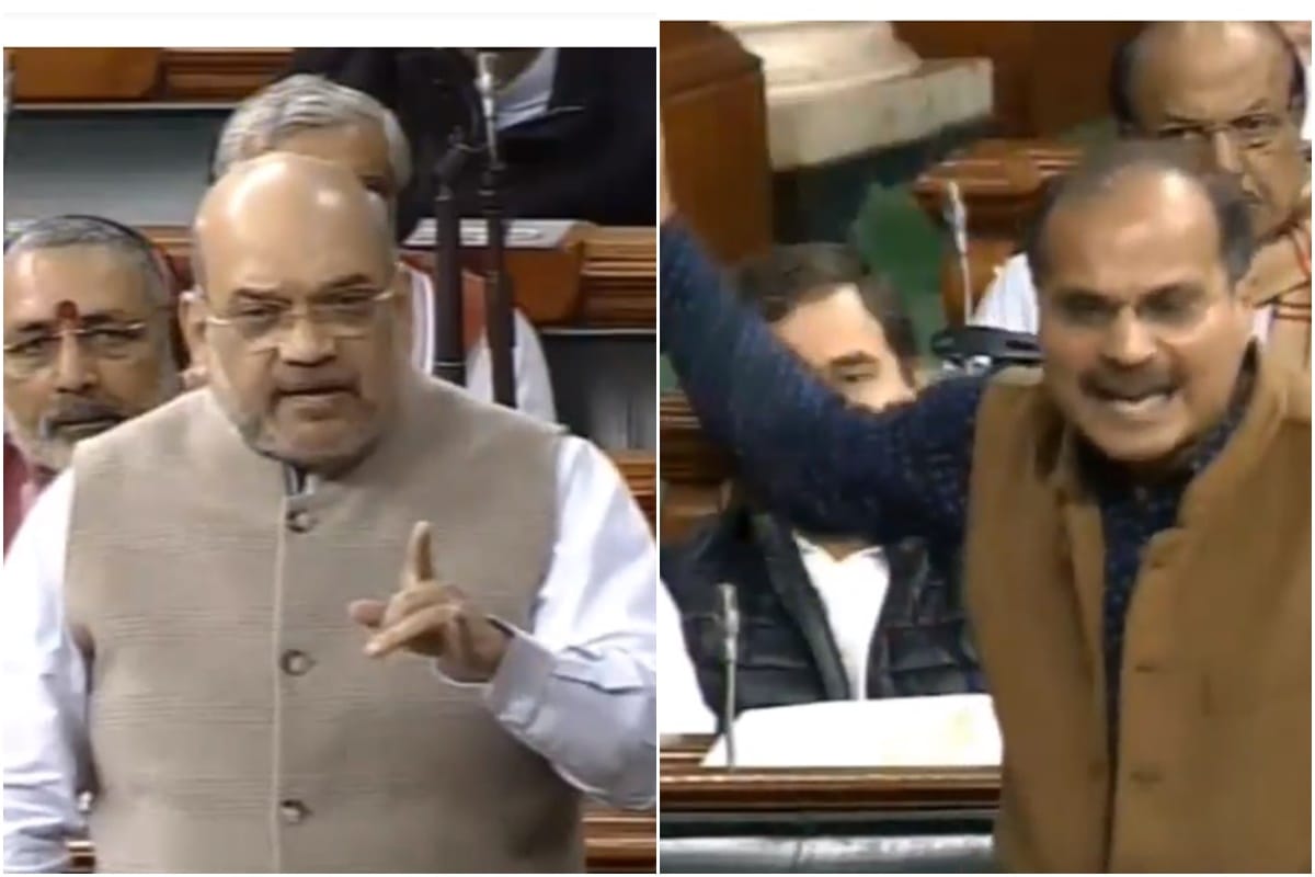 Adhir Ranjan asked question on normalcy in Kashmir, Shah says cannot make Congress condition normal