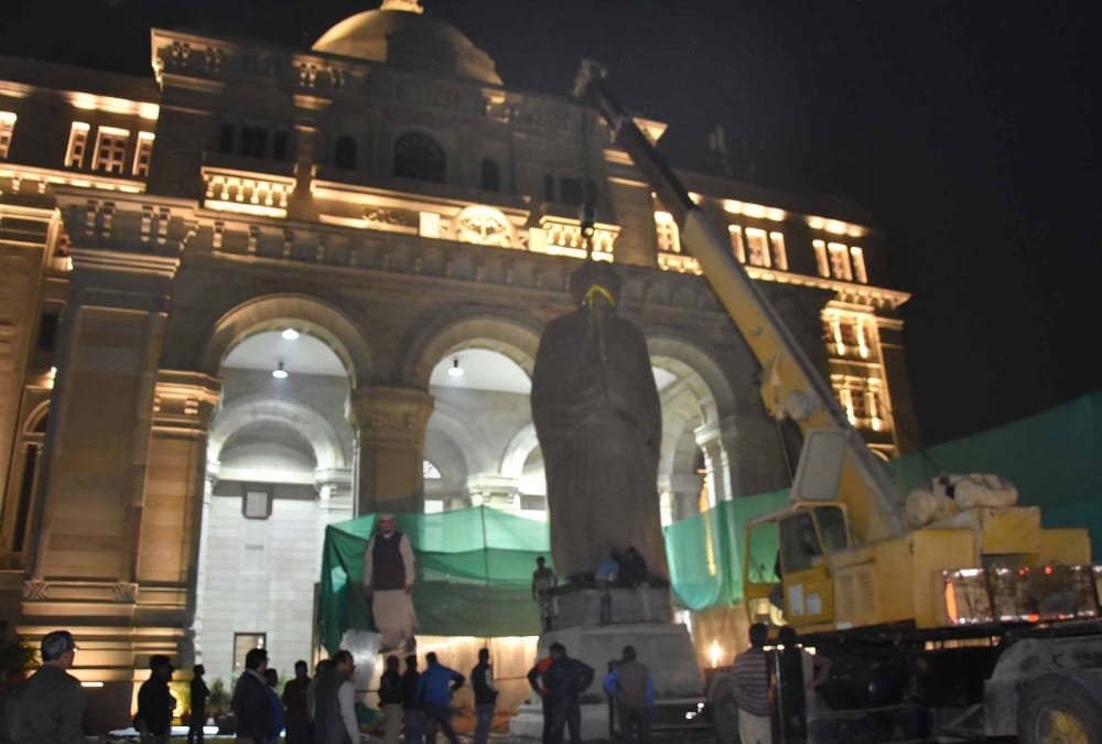 Atal Bihari vajpayee statue will be unveiled on December 25.