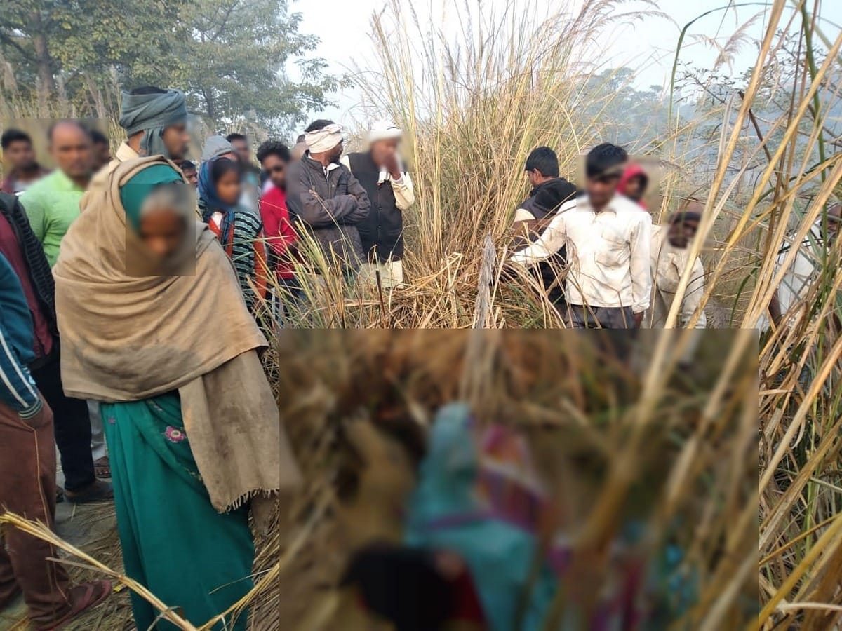 Dead body found of teen girl on road side in raunapar azamgarh