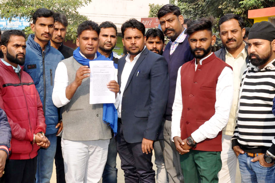 Bhima Army performed and submitted memorandum to deputy collector