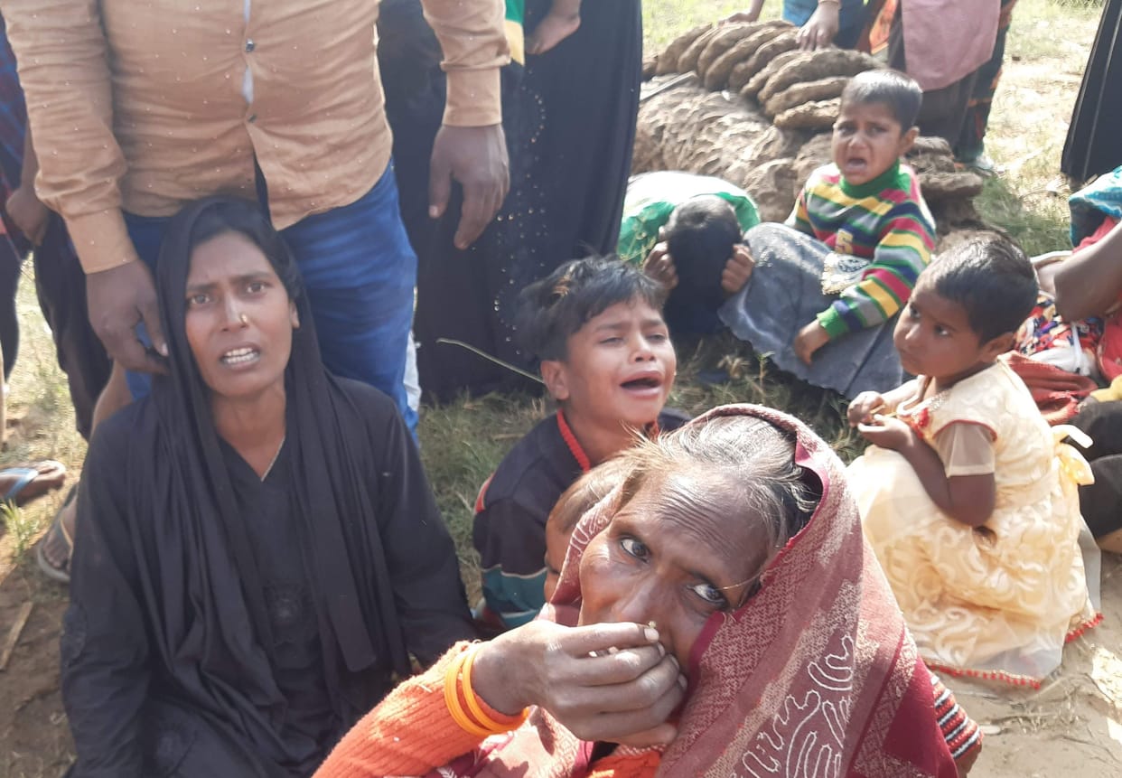 two death in road accident in sambhal chandausi