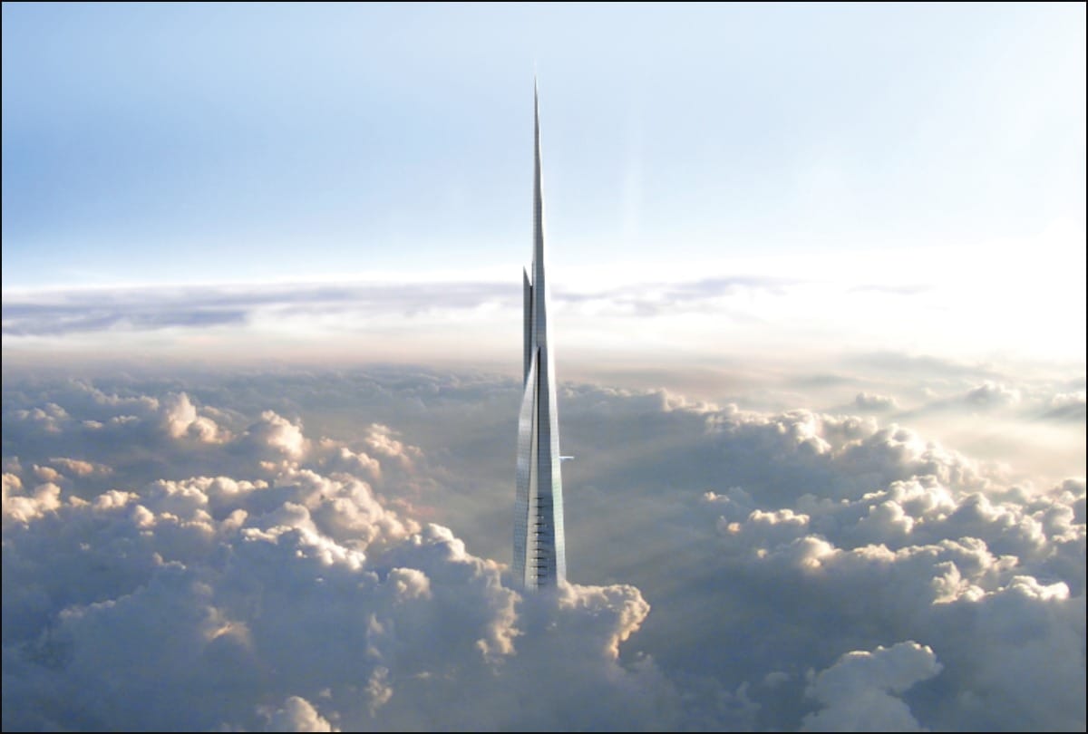 worlds tallest building in 2020, jeddah tower, burj khalifa, saudi arabia