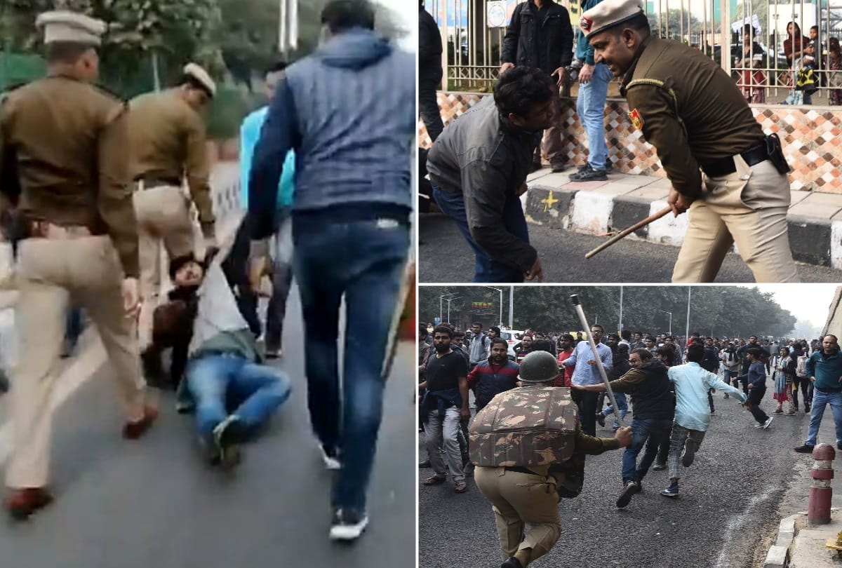 JNU hostel fees rollback demand police lathicharged on students but denies see photos