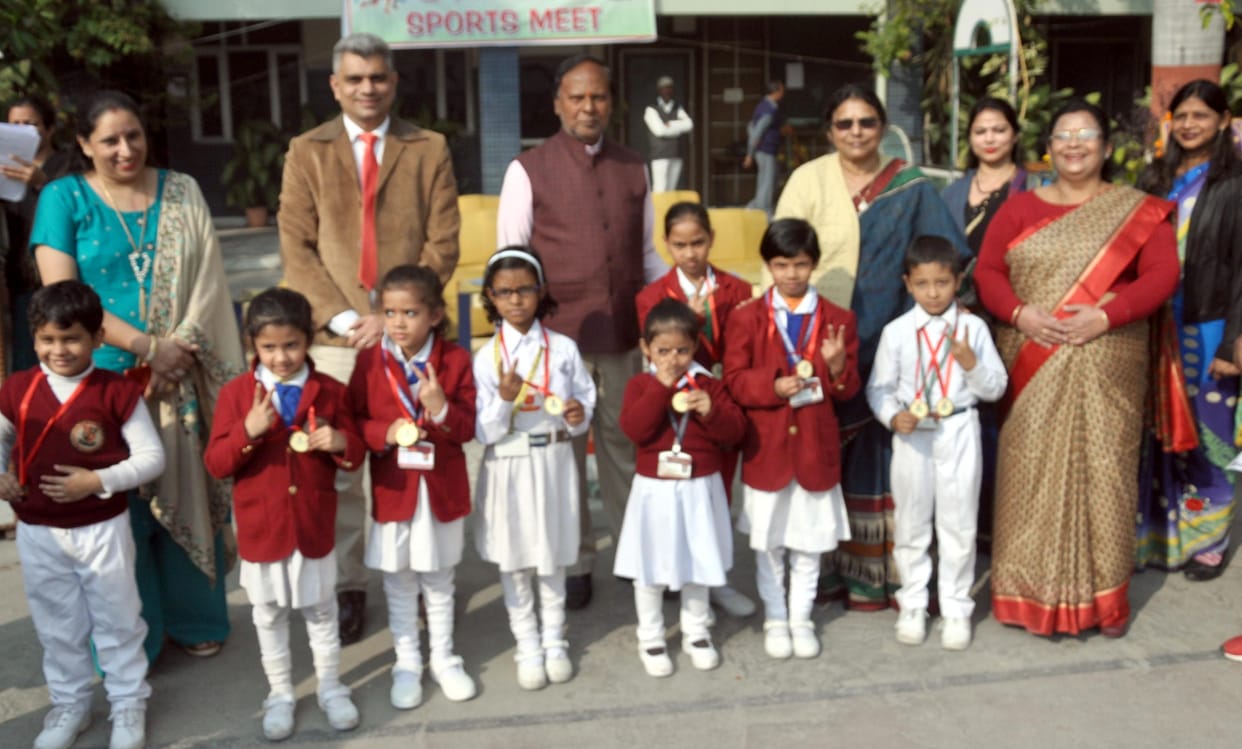 Krishna topped the relay race
