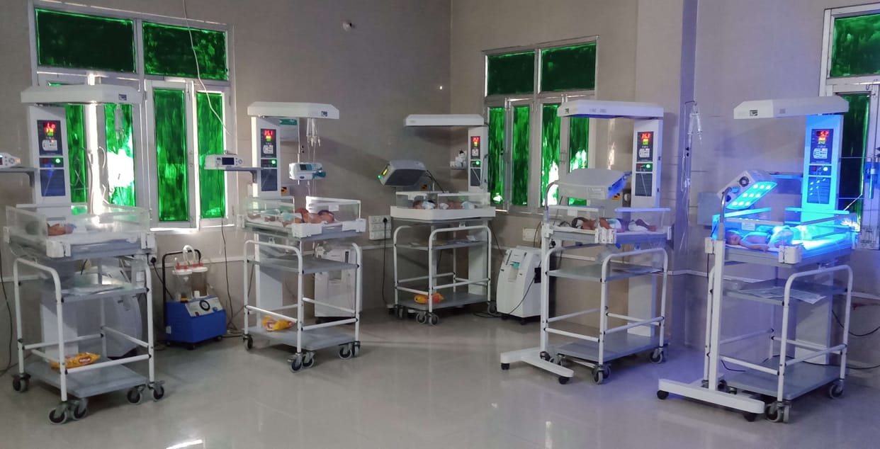 Five warmer machines of SNCU unit deteriorated for six months