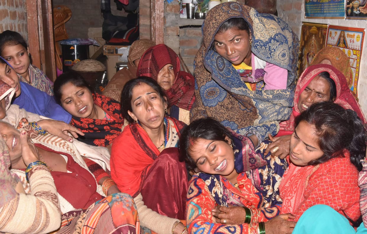 student death in road accident after marriage in sambhal