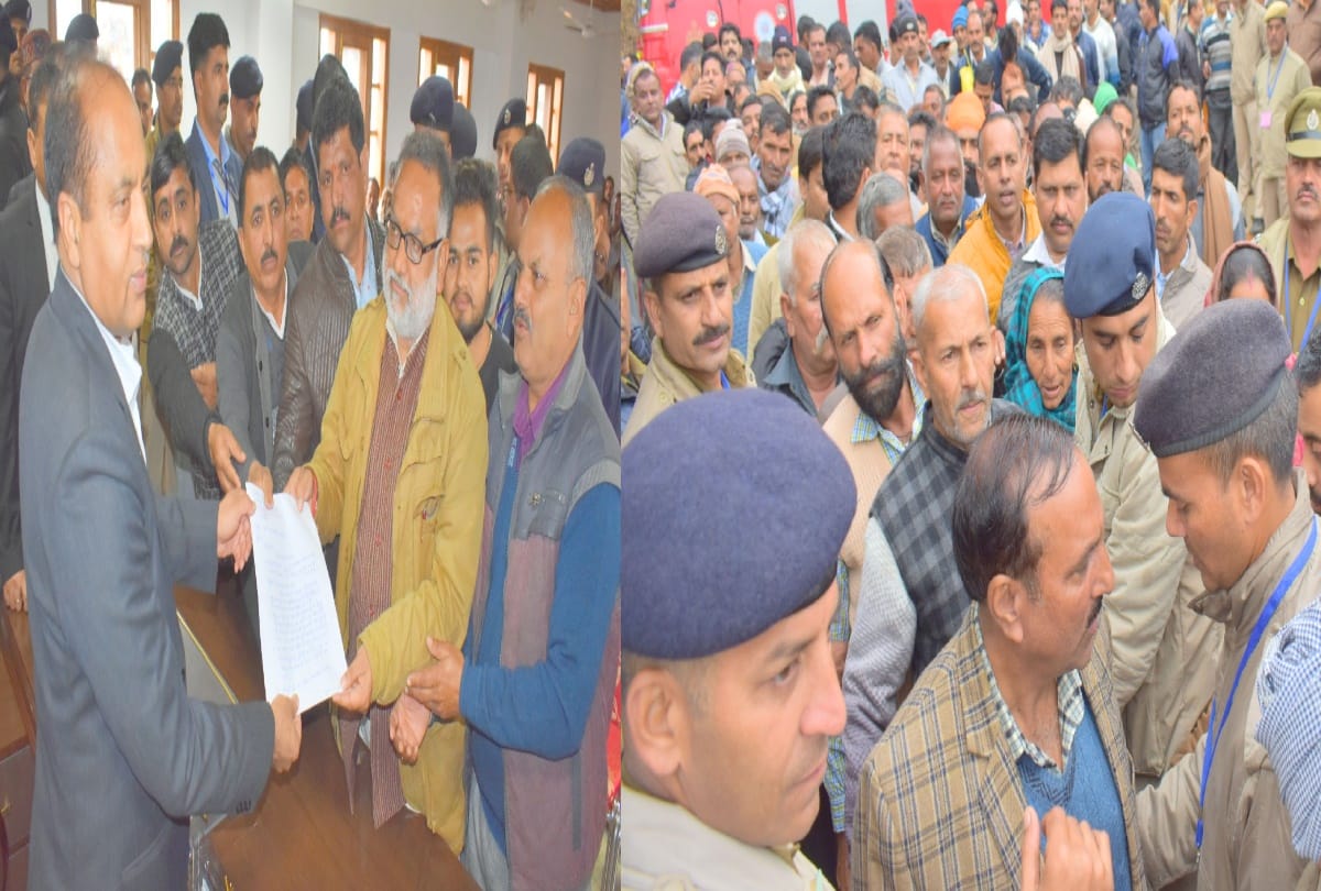 Pong dam displaced protest in Tapovan, CM Jairam said this in the assembly