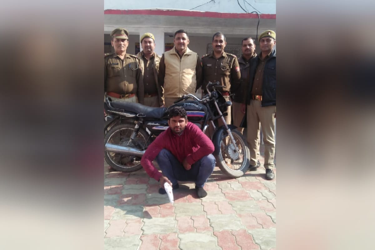 Police arrested a criminal in encounter at Saharanpur district