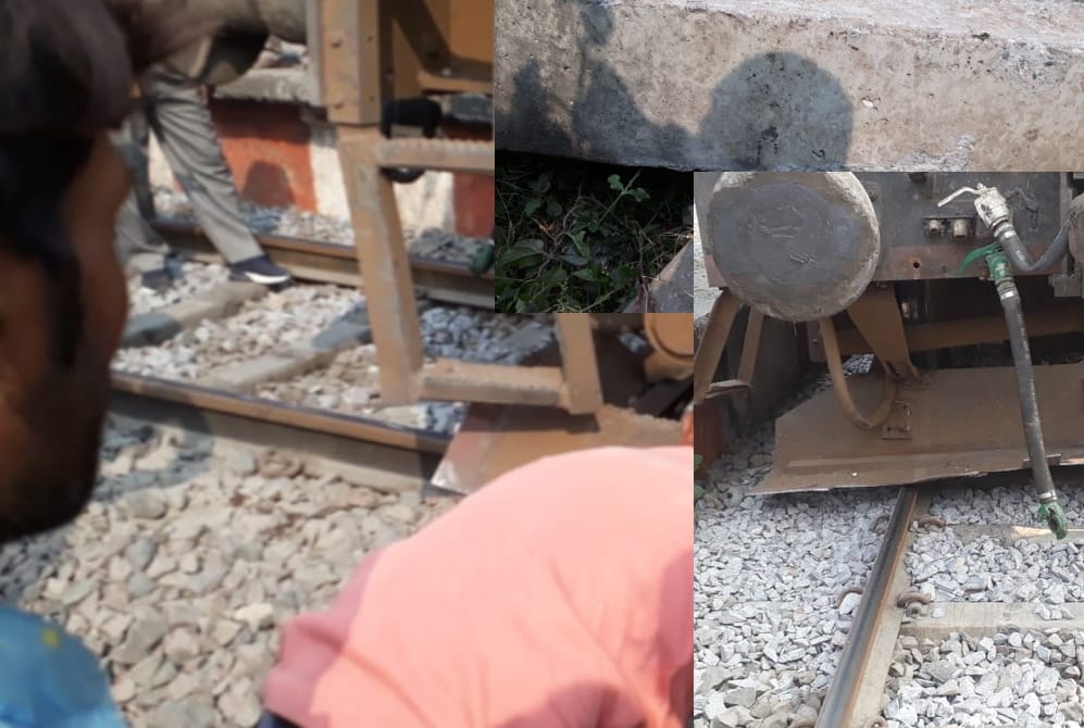 Yashwantnagar Express saved from crashing at basti, driver stopped the train after emergency brake