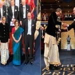 नोबेल पुरस्कार से सम्मानित होते अर्थशास्त्री अभिजीत बनर्जी