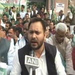 गोपालगंज में हत्या का मामला: तेजस्वी यादव का मार्च (फाइल फोटो)