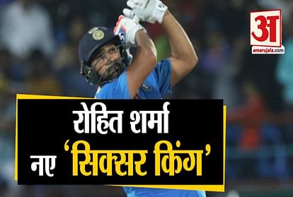 Rohit Sharma becomes the third batsman to hit 400 sixes in international cricket