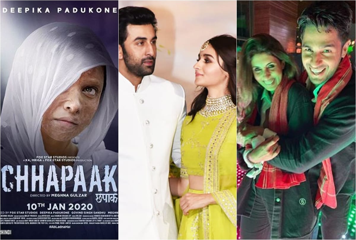 News Capsule Deepika chhapaak Shweta jumma Chumma Amitabh Ranbir aalia Twinkle A R Rahman Dabangg 3
