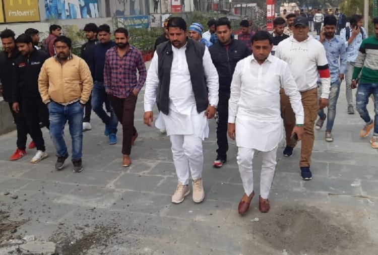 Protest Against Panipat Film In Panipat city Of Haryana