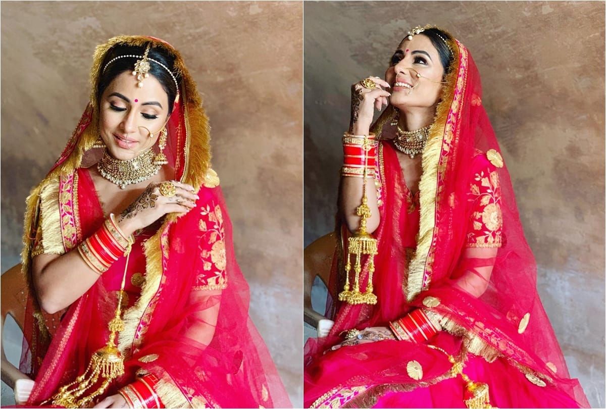 Bigg Boss 11 Contestant Hina Khan Bridal Photoshoot is Viral on instagram