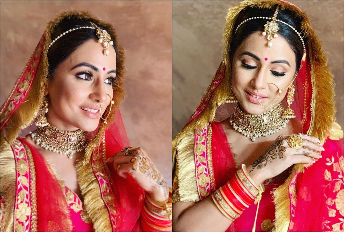 Bigg Boss 11 Contestant Hina Khan Bridal Photoshoot is Viral on instagram