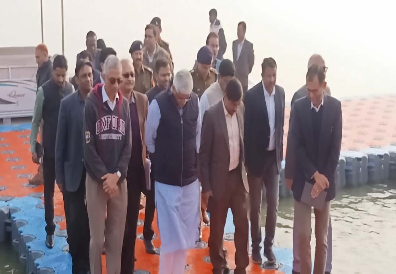 Union Water Resources Minister arrives in Kanpur to take stock of preparation for PM modi arrival