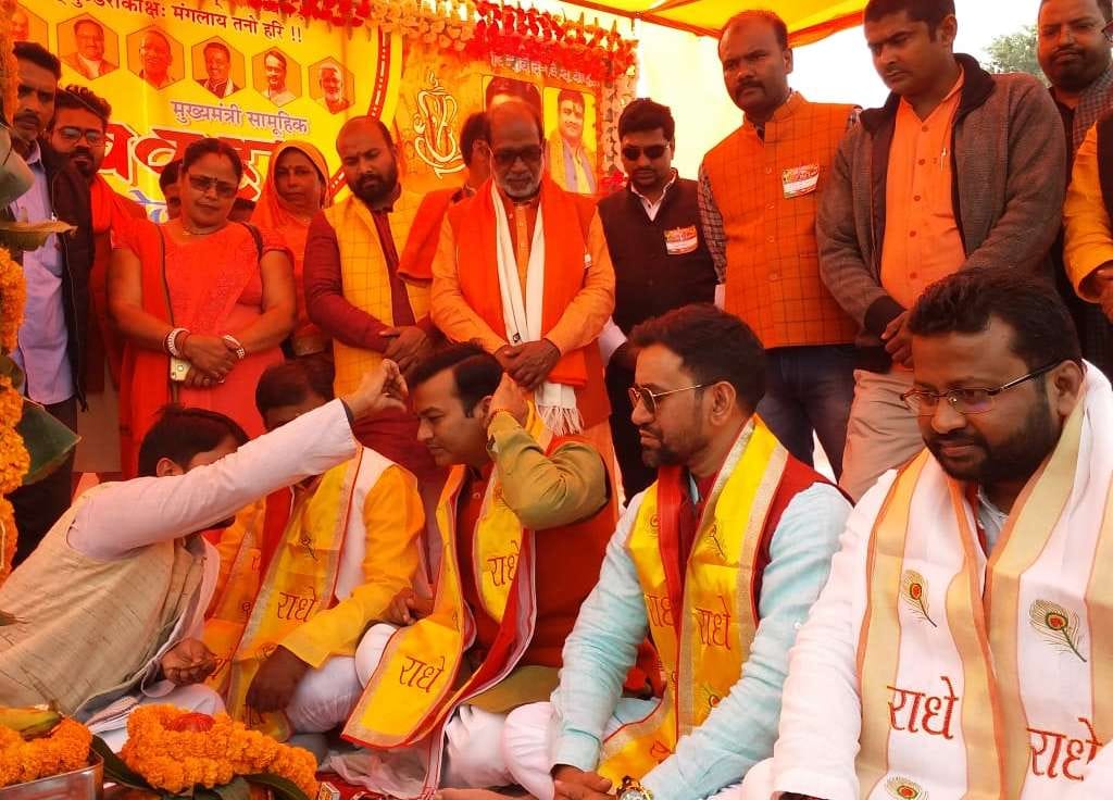 Mass marriage: 177 married seven, three married