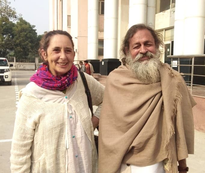 Forgine mam and Indian saint reached LIU office for marriage certificate