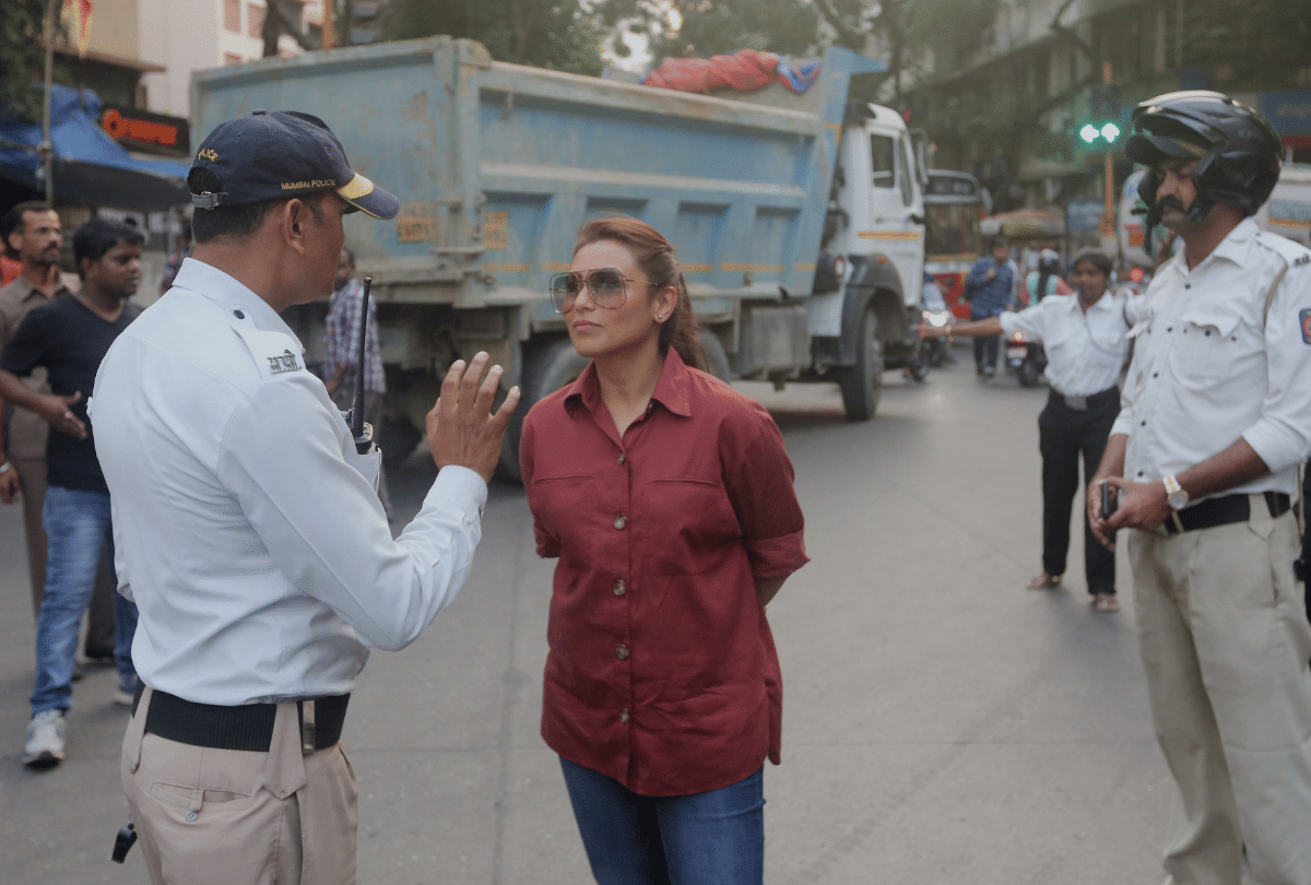 Rani Mukerji spent time with mumbai police and hails cops for their dedication