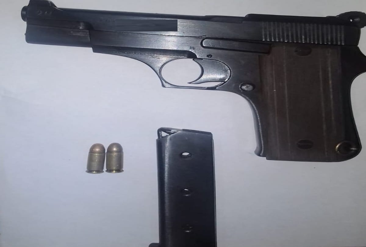 Illegal pistol and two cartridges recovered from young man of Delhi in Kullu