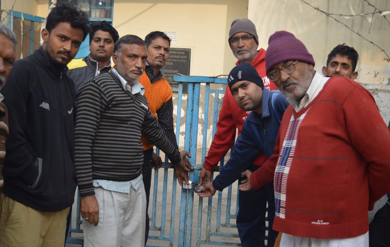 protest, water problem