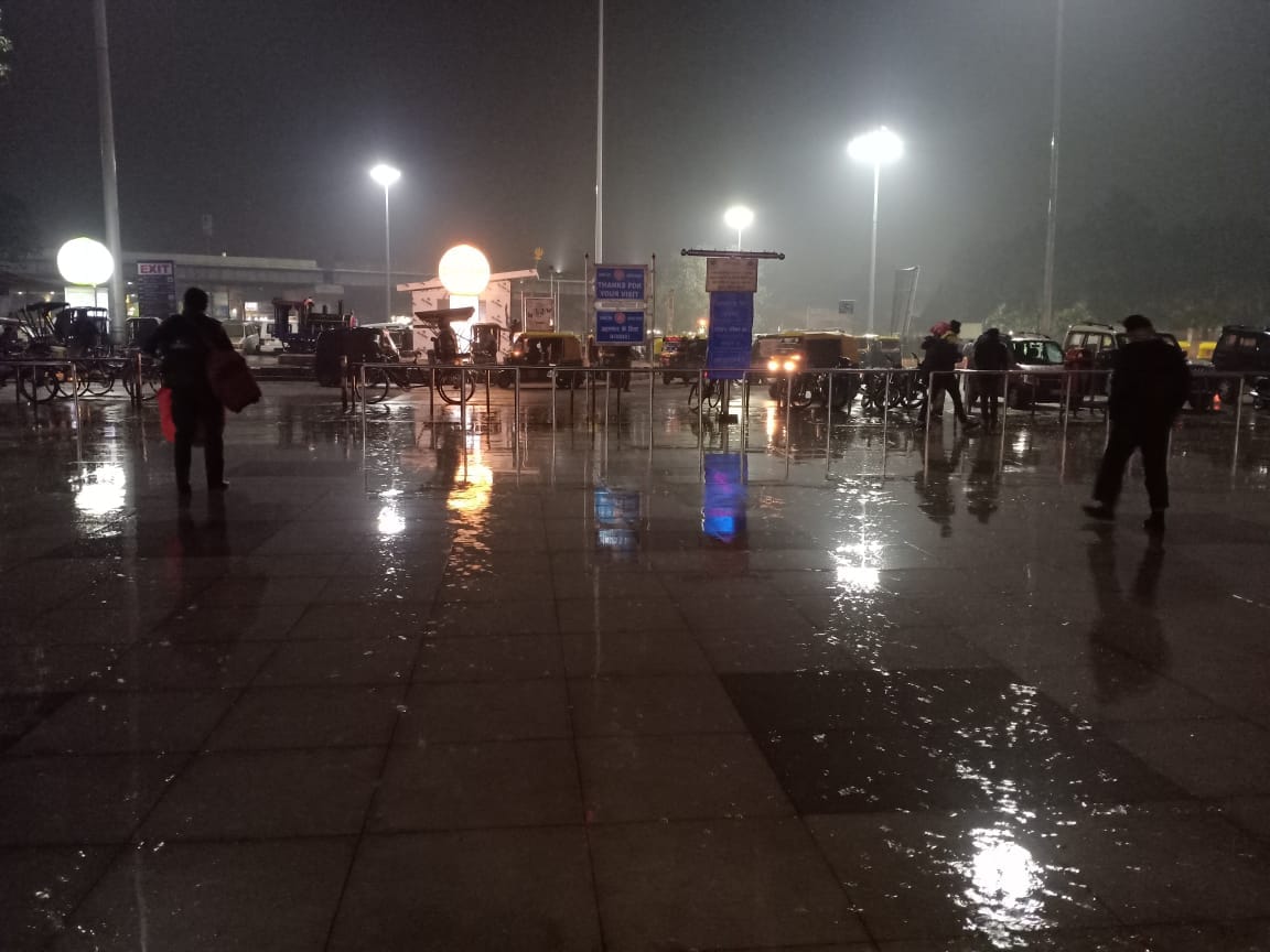 Weather took a turn, rain in the evening increased cold