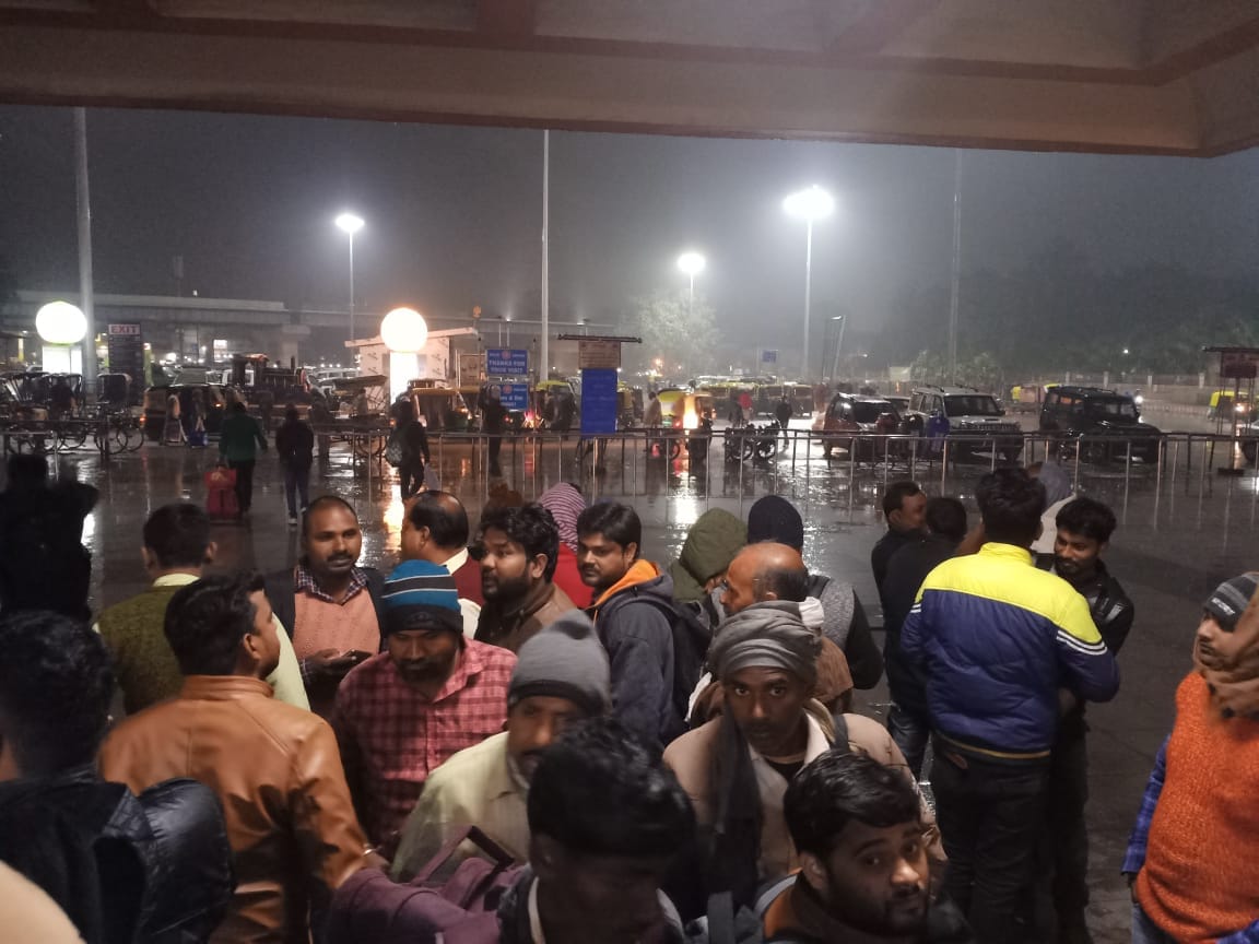 Weather took a turn, rain in the evening increased cold