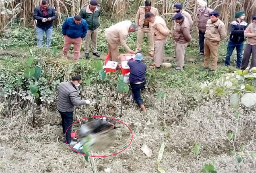 Missing School van driver Half Burn Dead Body Found near highway in doiwala
