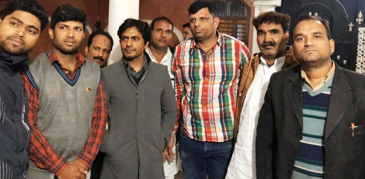 Film actor Nawazuddin Siddiqui in Budhana